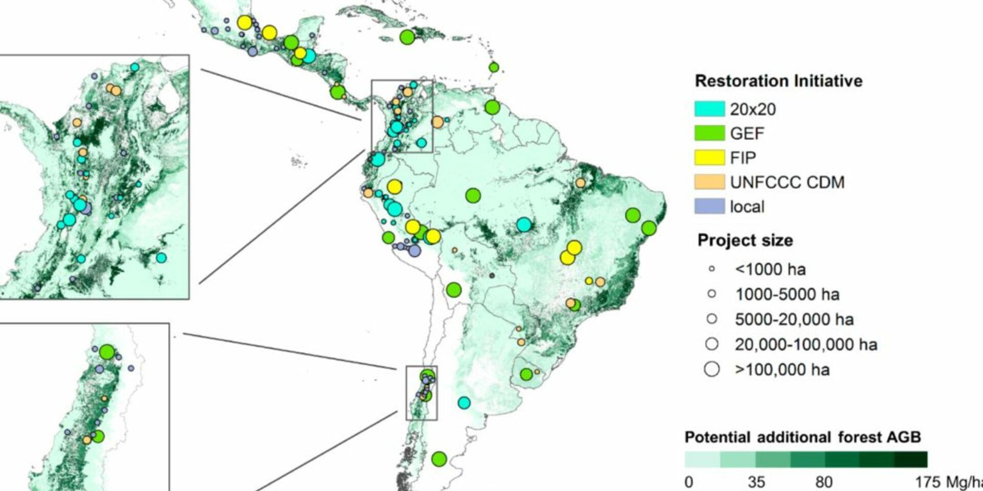 Restoring land in Latin America shows big potential for climate mitigation