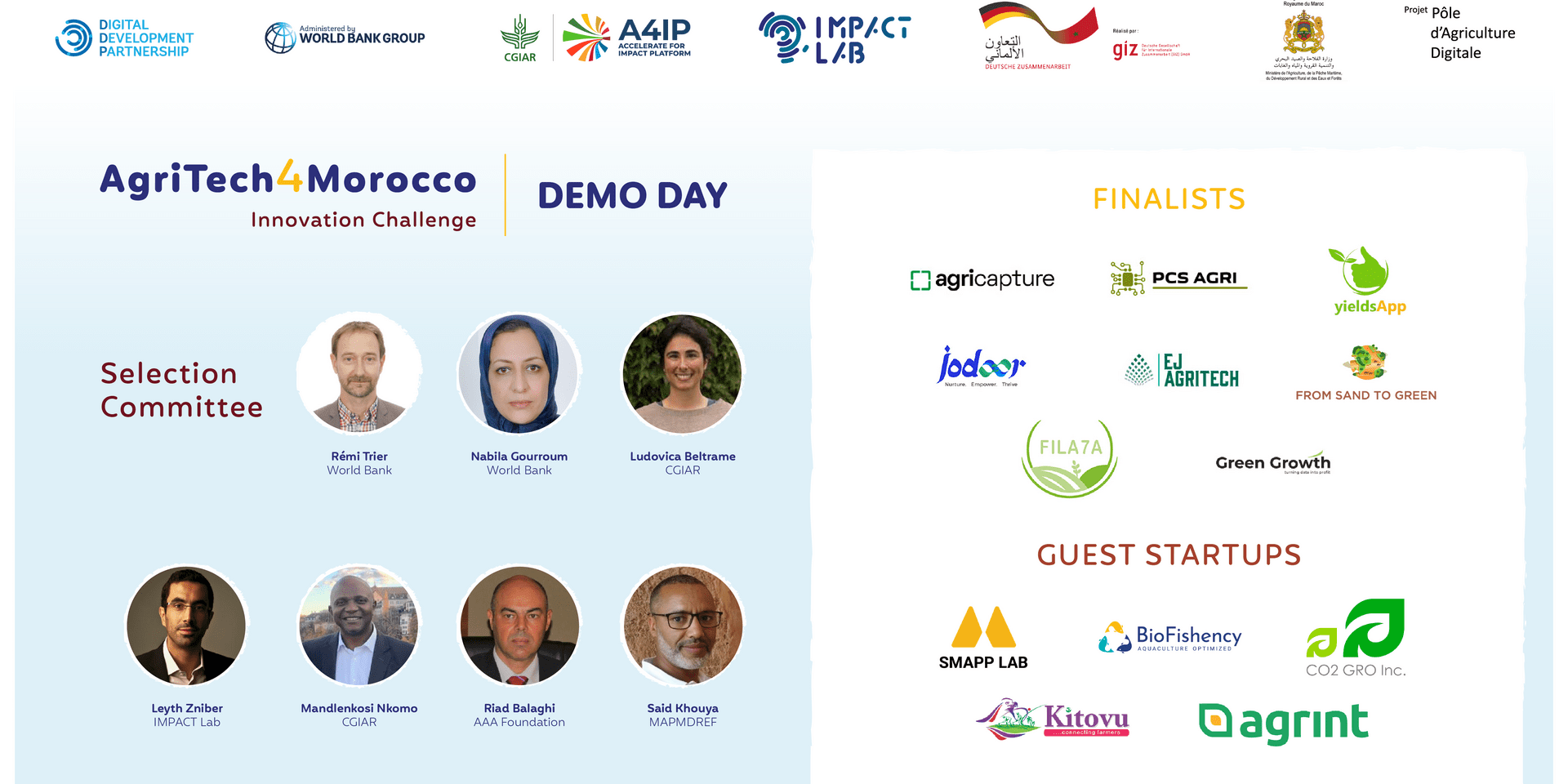 AgriTech4Morocco Innovation Challenge Winners