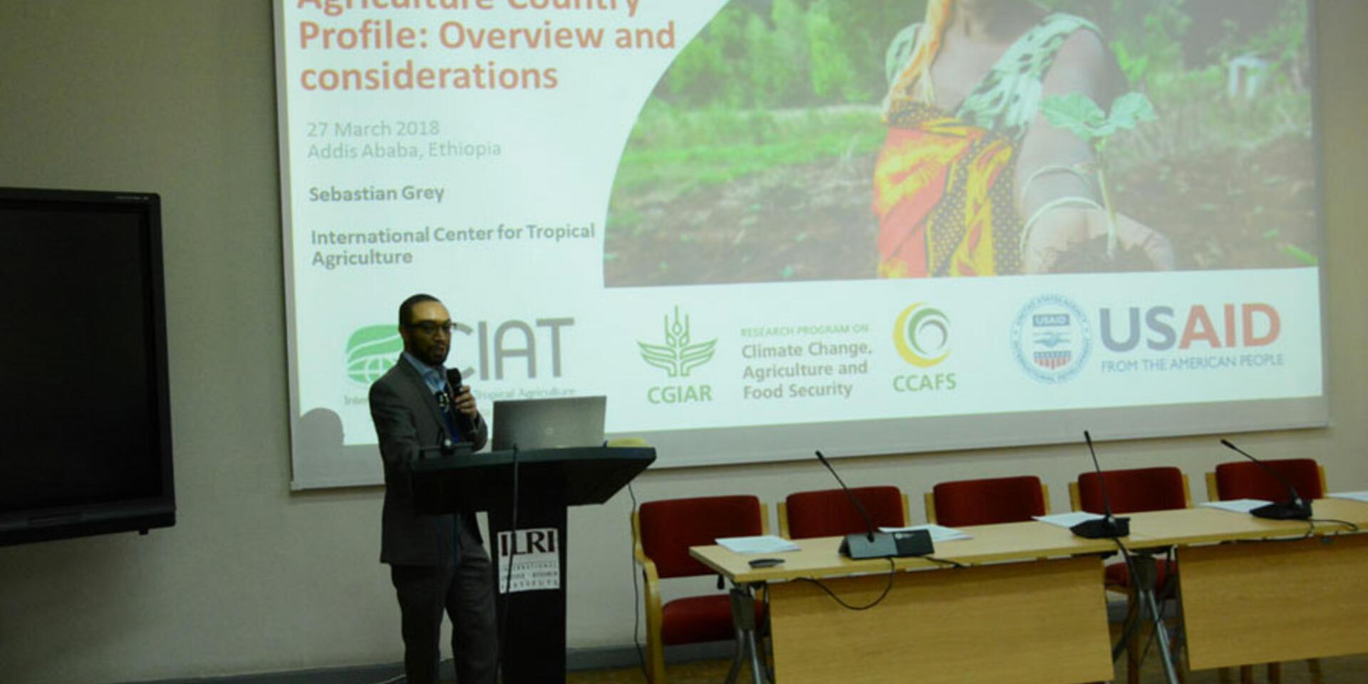 CIAT and CCAFS launch Ethiopia Climate-Smart Agriculture Country Profile