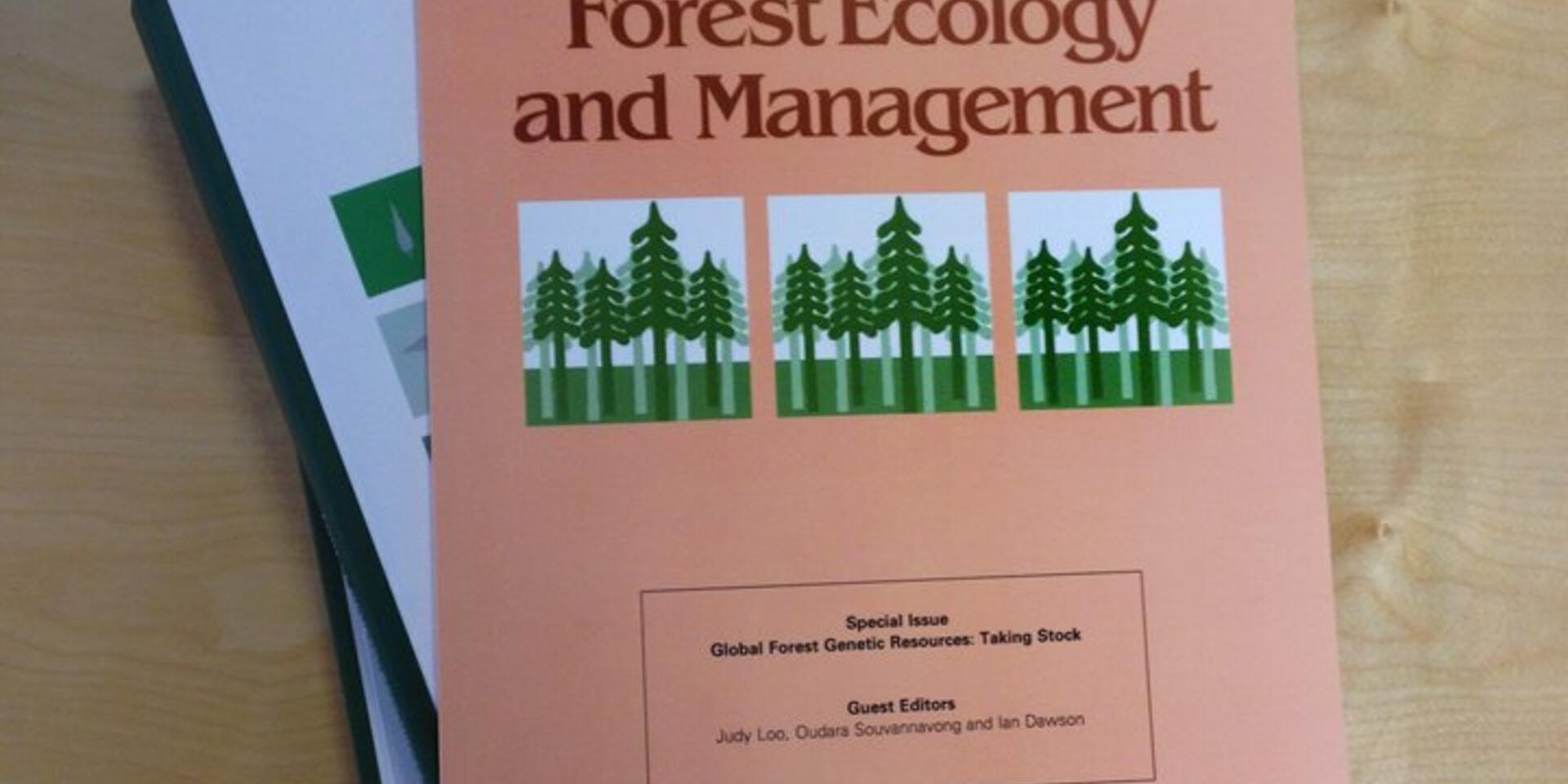 Articles of new Elsevier special edition underline importance of tree genetic diversity