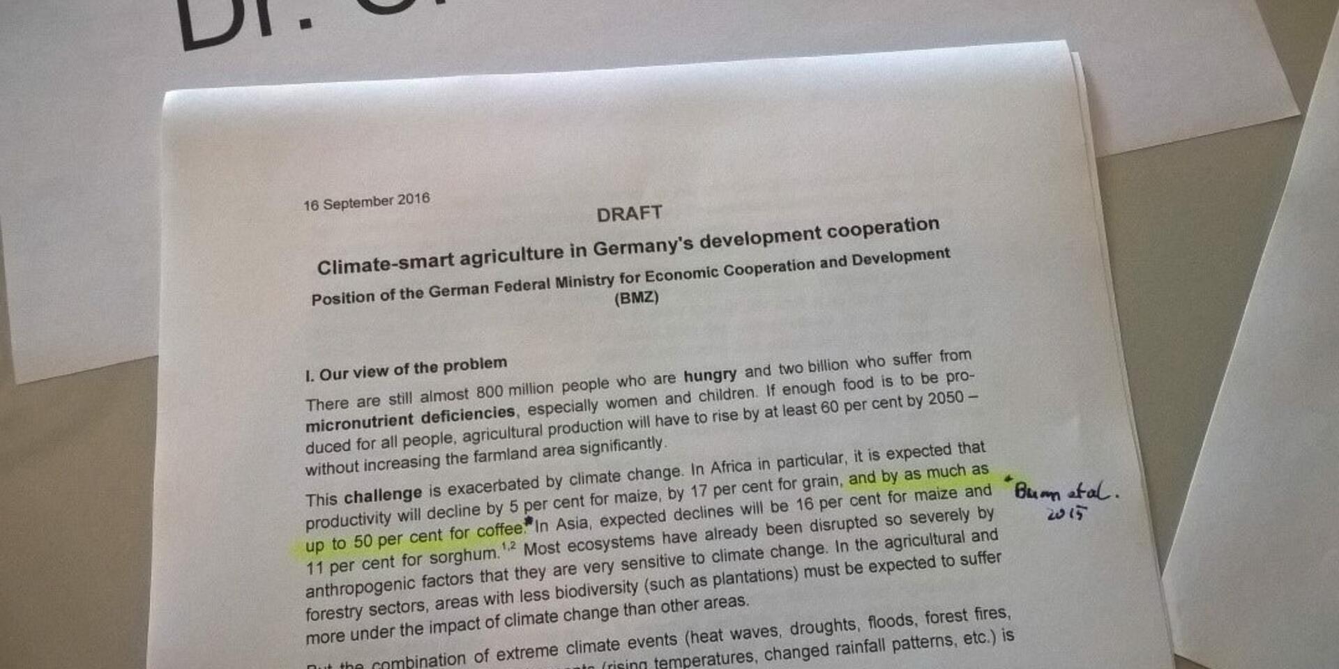 CIAT supports climate-smart agriculture in German development cooperation
