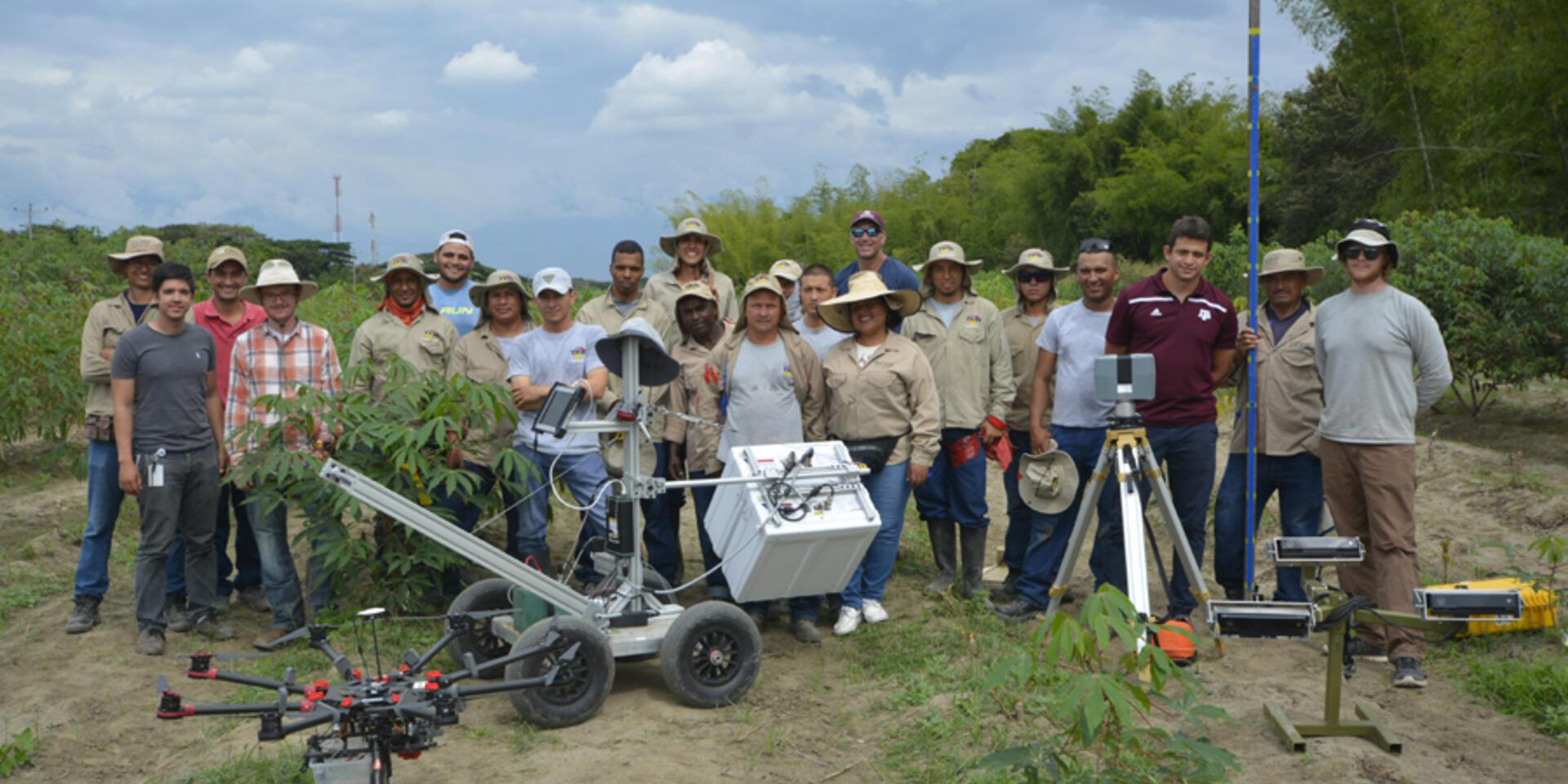 Los cient&iacute;ficos del CIAT innovan con la tecnolog&iacute;a GPR