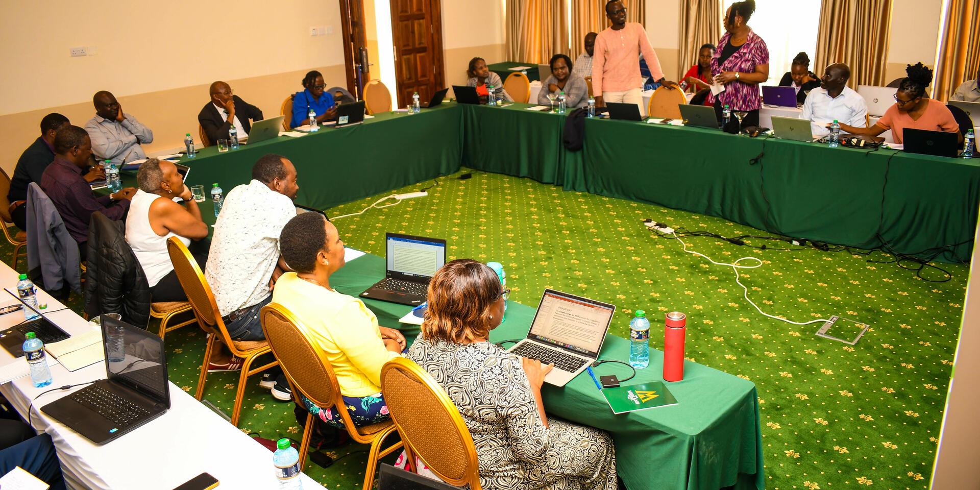 CSA-MSP workshop participants having discussions 