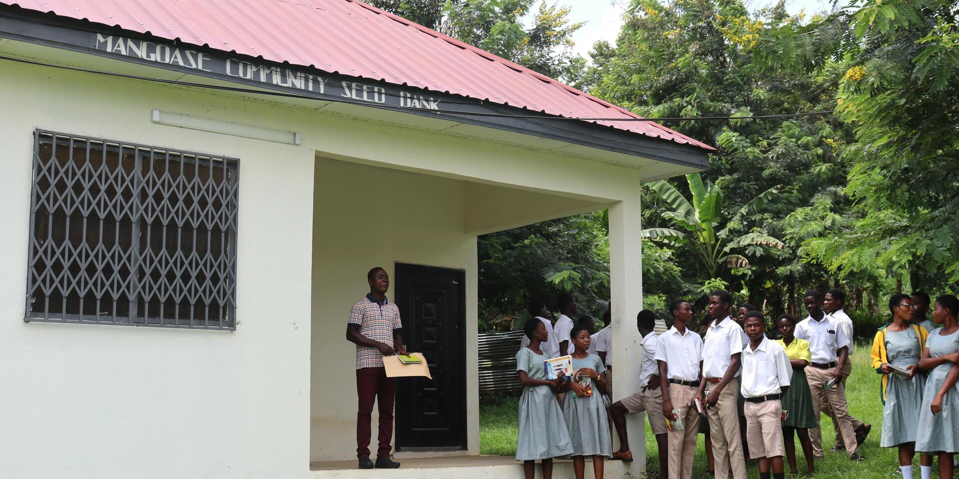 First-of-a-kind School Agrobiodiversity Fan Club Supports a Community Seedbank in Ghana