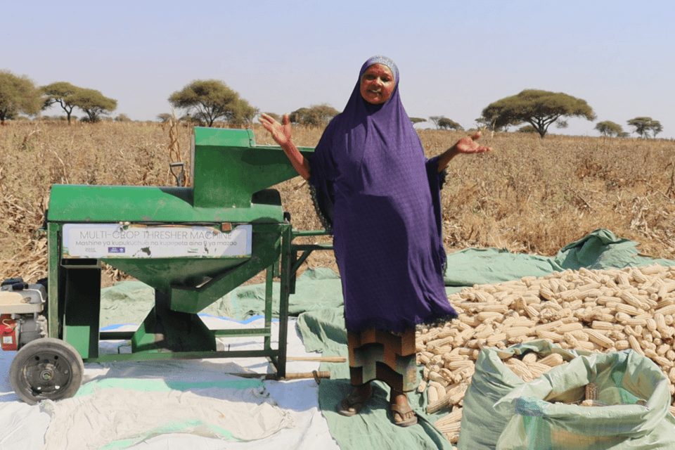 From hard labor to higher profits - Tanzania&rsquo;s smallholders win big through mechanized threshing power