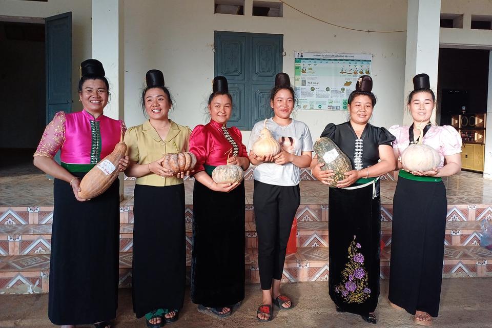 Growing into pumpkin custodians - women farmers in North Vietnam discover the power of participatory variety selection