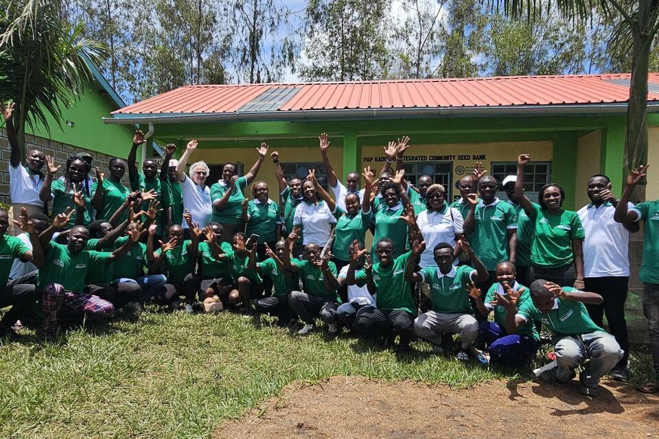 Growing resilience from the ground up - Kisumu launches Pap Kadundo Integrated Community Seedbank