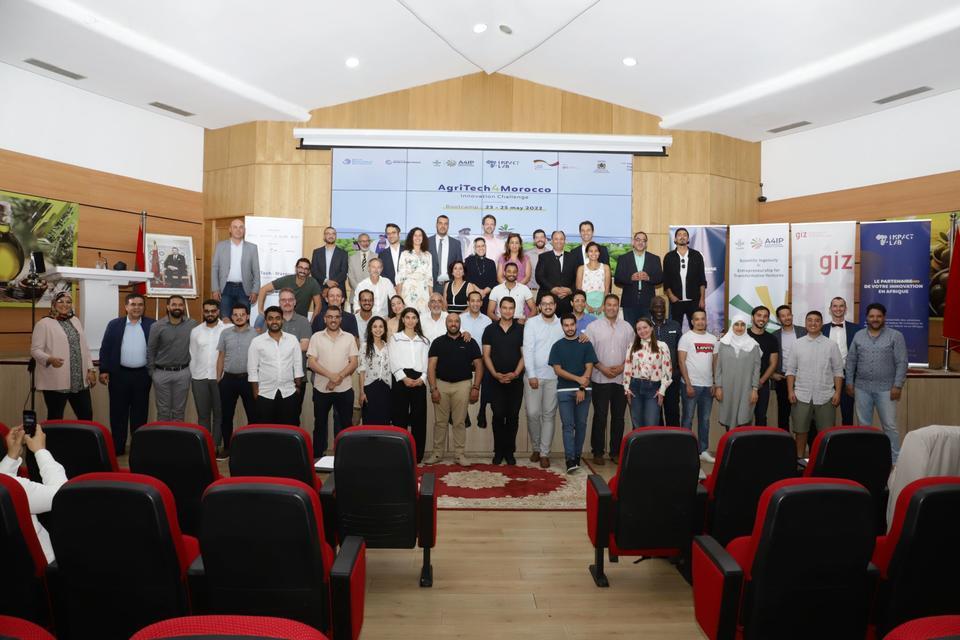 Participants at the AgriTech4Morrocco innovation challenge bootcamp in Morocco