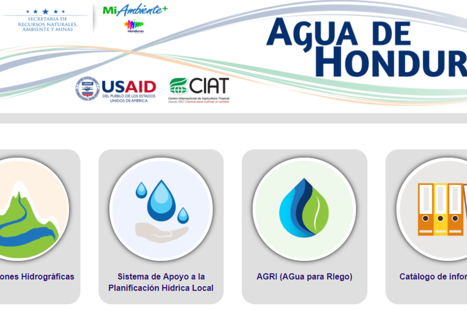 Lanzan primera plataforma en línea Agua de Honduras para la toma de decisiones