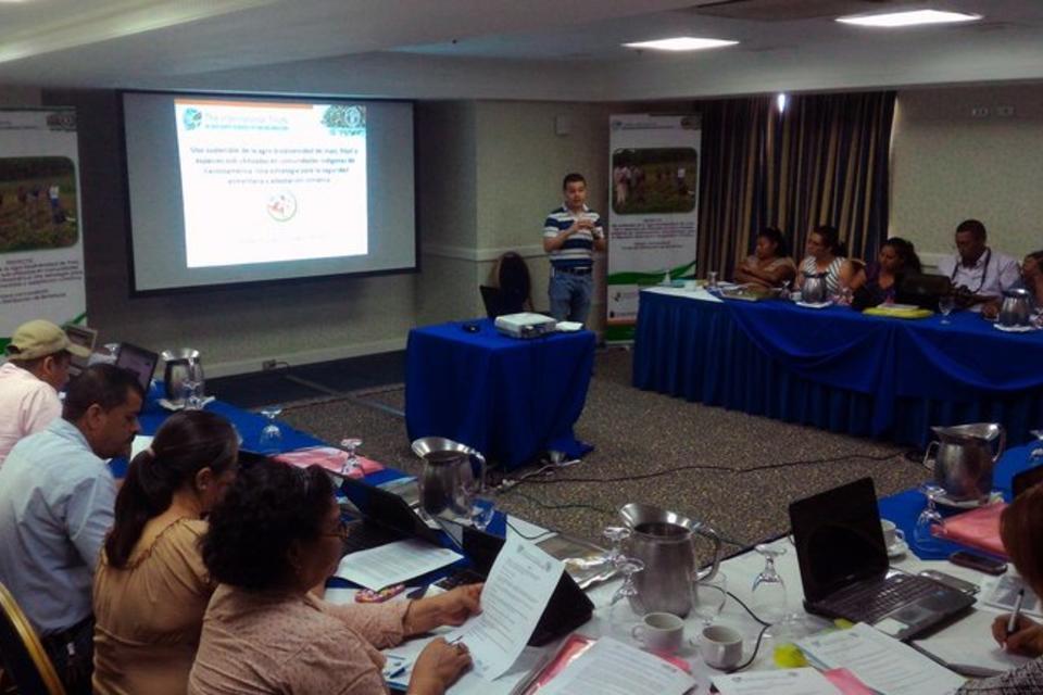 Central American professionals learn about farmer citizen science for climate adaptation