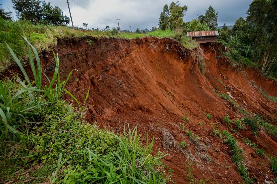 Soil erosion on farmland in sub-Saharan Africa